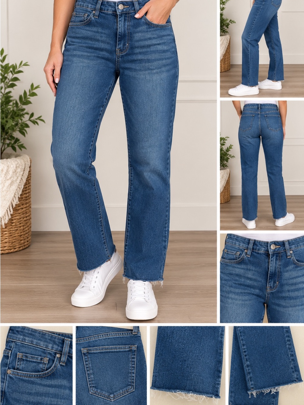 Forever 21 Dark Indigo Straight-Leg Women’s Jeans